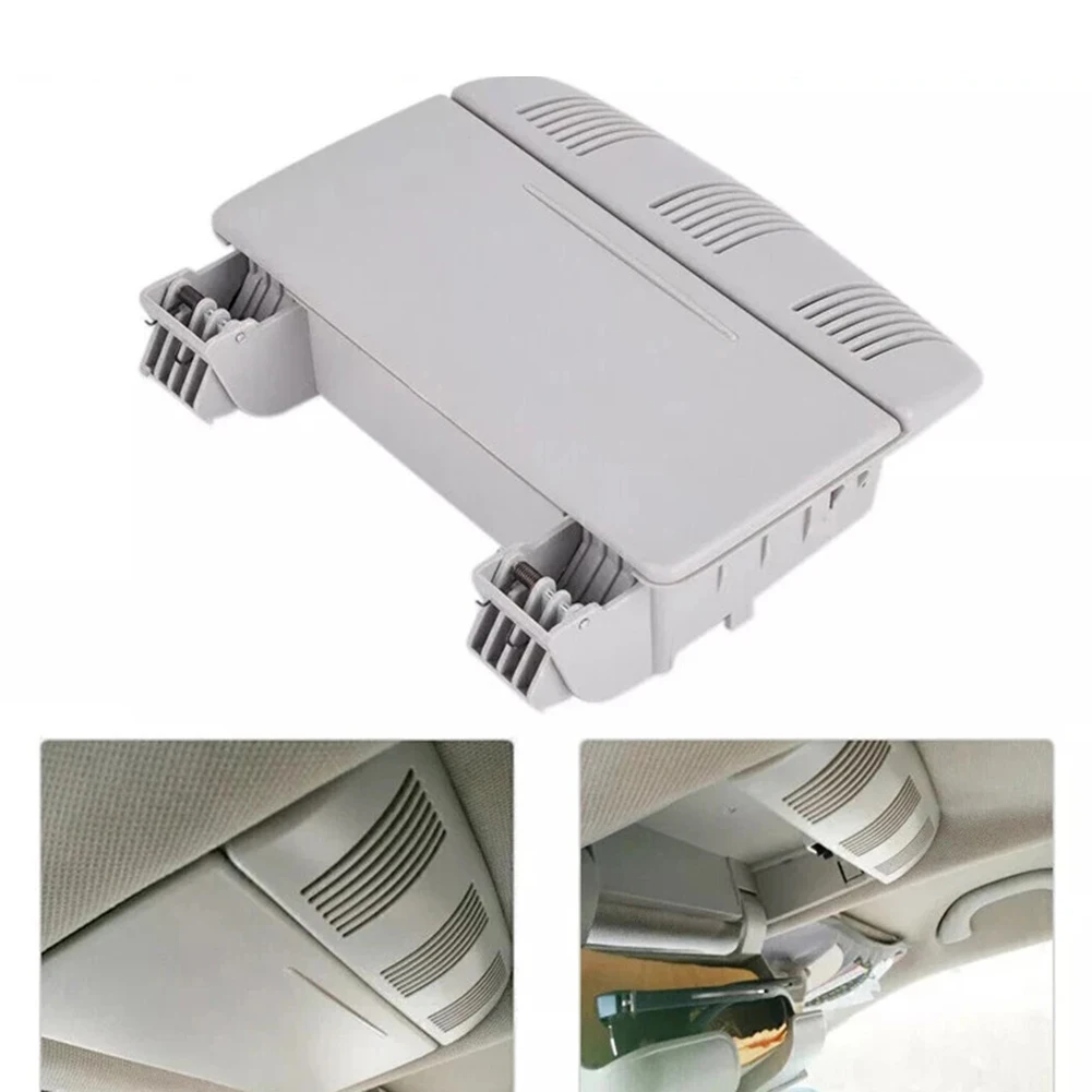 For Car Organization Beige Sunglasses Storage Box Dashboard Storage Easy Installation Process For Car Interior Use
