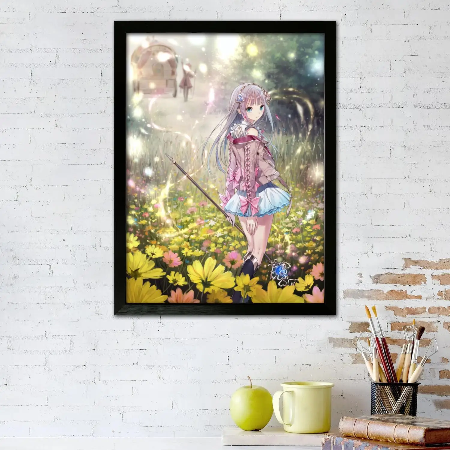 tongari boushi no atelier manga Canvas Art Poster and Wall Art, Picture Print, Modern Family Bedroom Decor,Decorative painting