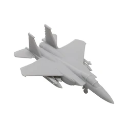 10PCS F-15E Fighting Plane Model Length 8/28/49/56mm Uncolored 3D Printing Strike Aircraft Resin Toys for Collection Souvenirs