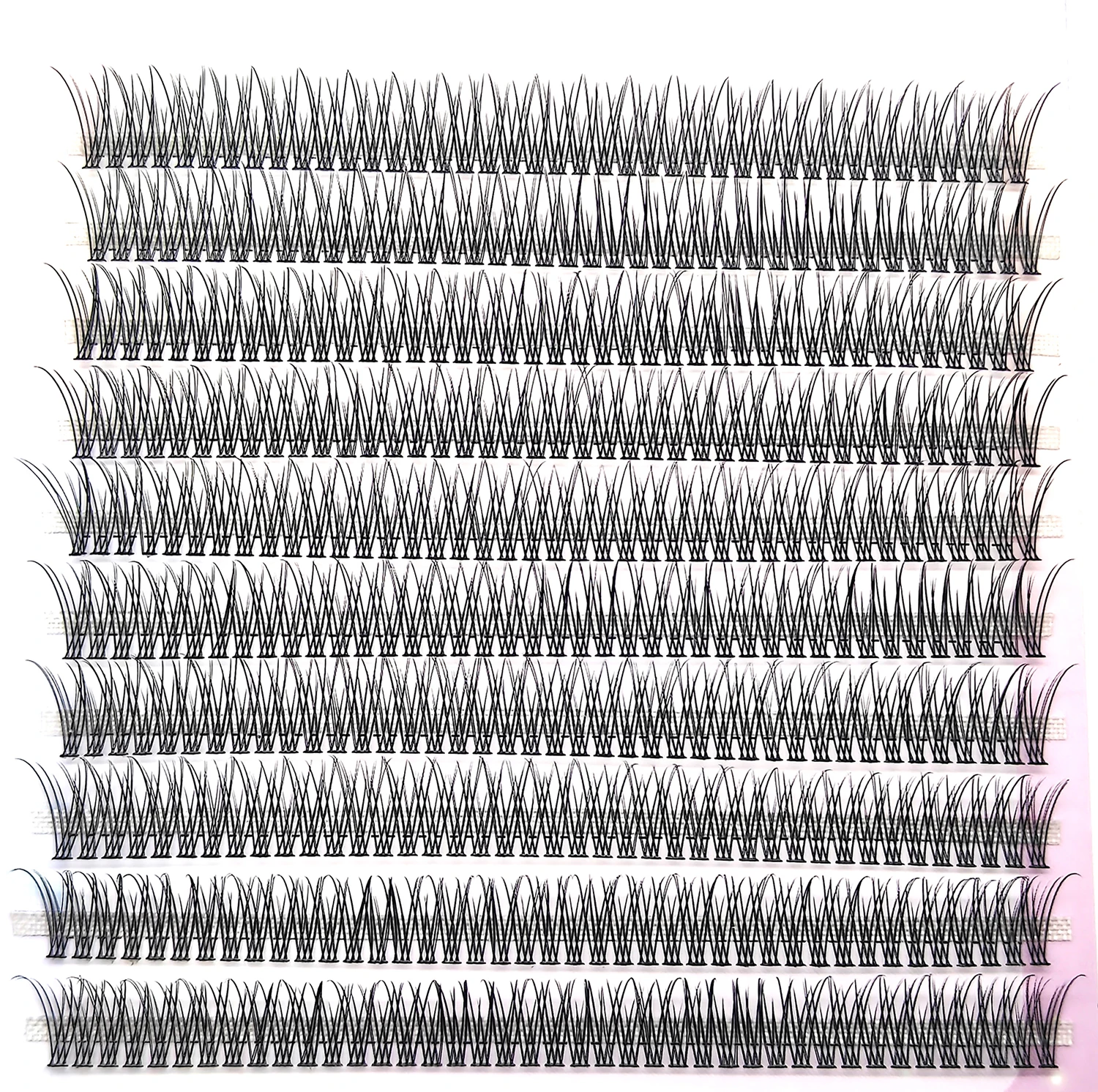 8/9/10/11/12 mm Fishtail False Eyelashes Cluster Natural Grafted Eyelashes Professional Eyelash Extension Individual Lashes