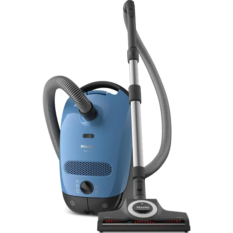 

Miele Classic C1 Turbo Team Bagged Canister Vacuum, Tech Blue - Portable, Household