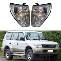 Car Front Corner Light Turn Signal Indicator Lamp Without Bulb For Toyota Land Cruiser FJ90 Prado 1997-2002 81511-60510