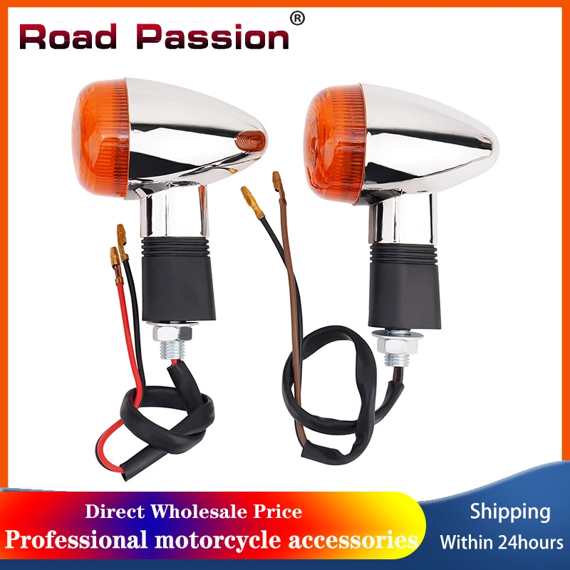 Road Passion Motorcycle Turn Signal Light Lamp For YAMAHA XV250 For SUZUKI GSX250 GSX400 XV GSX 250 400