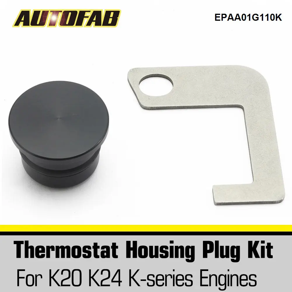 AUTOFAB Racing Heater Core Thermostat Plug Kit Swap For Honda Civic Integra EG EK DC2 CRX Si K20 K24 EPAA01G110K