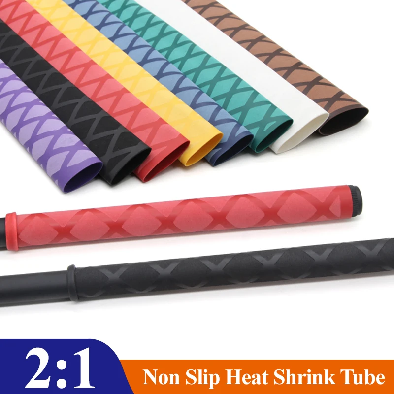 1pcs Non Slip Heat Shrink Tube Fishing Rod Wrap 15 18 20 22 25 28 30 35 40 45 50mm DIY Handle Insulated Protect Waterproof Cover