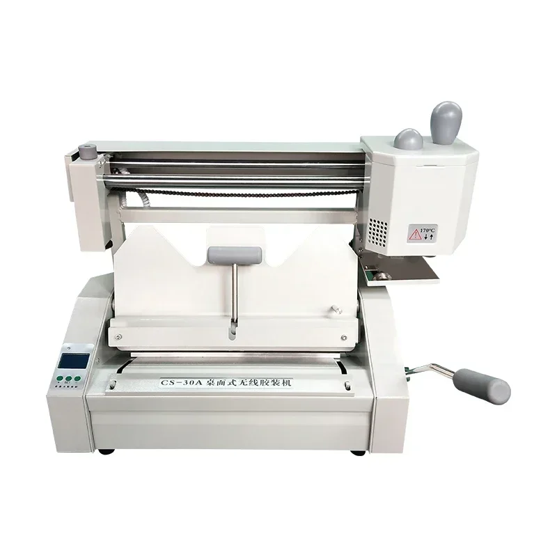 CS-30A Hot Melt Glue Binding Machine Bidding Home Wireless Book Binding Into A Volume of Hot Melt Glue Binder