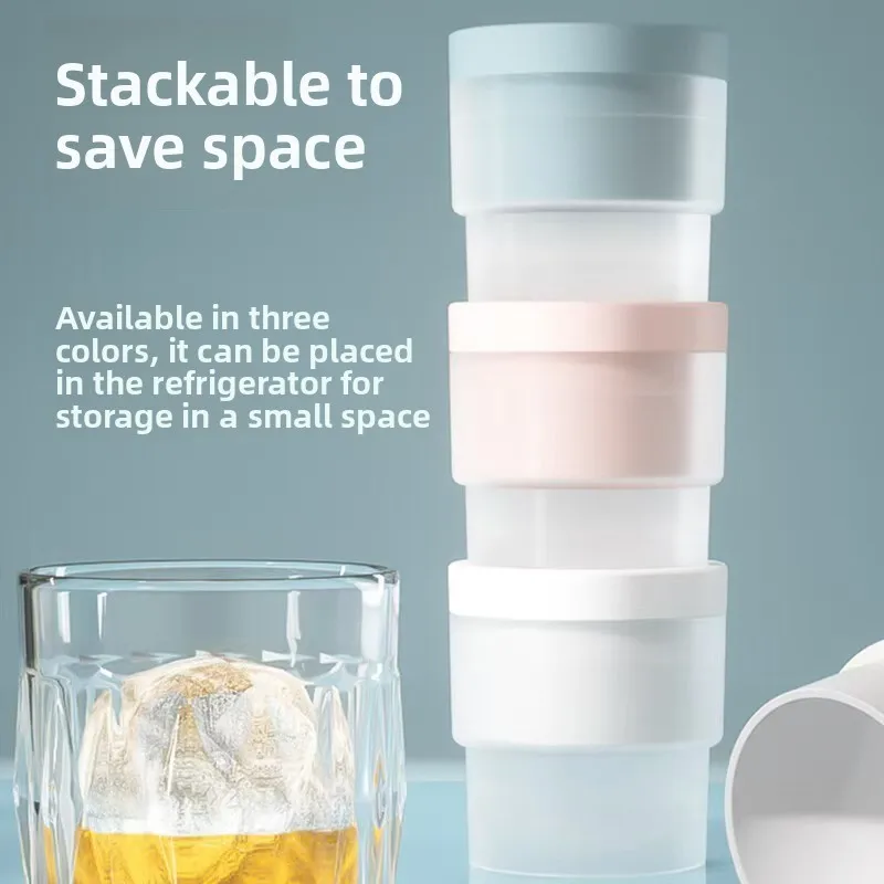 

Summer Ice Ball Maker, Small Silicone Ice Tray for Home and Dormitory, Set of 10