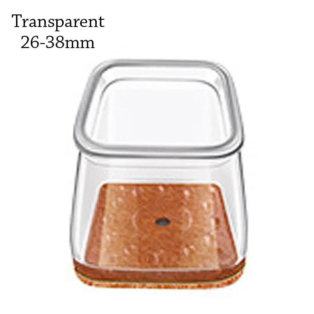 

Новые силиконовые фетровые чехлы для ножек стула, квадратные утолщенные чехлы для ног стола, нескользящая защита для пола дивана