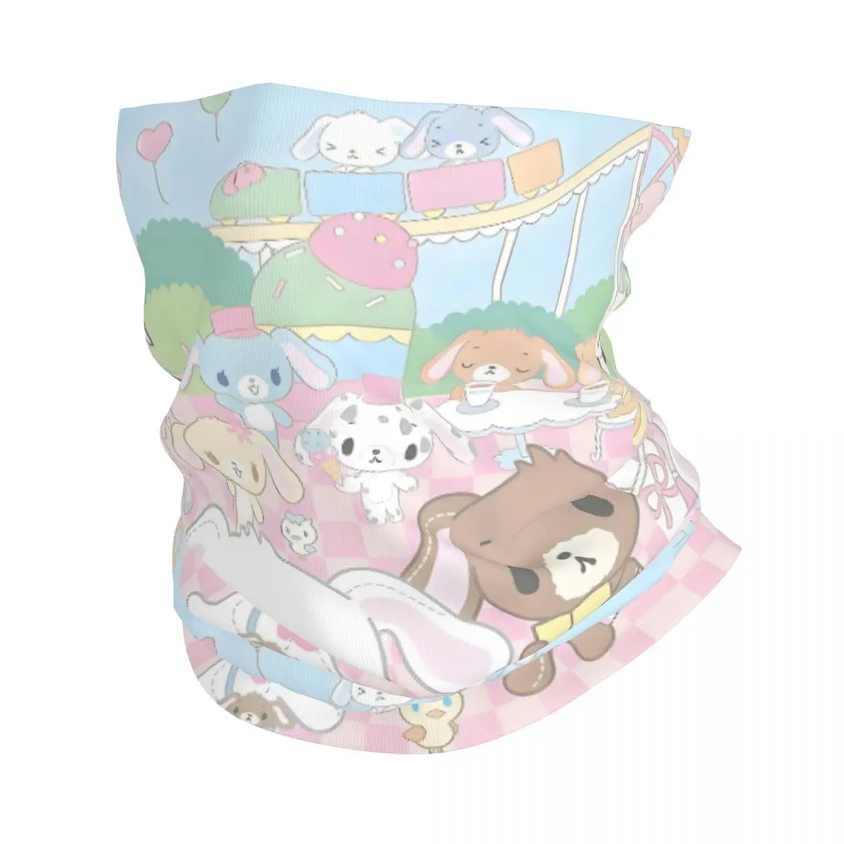 

Custom Sanrio Anime Sugarbunnies Winter Headband Neck Warmer Men Women Ski Camping Tube Scarf Cute Cartoon Face Bandana Gaiter