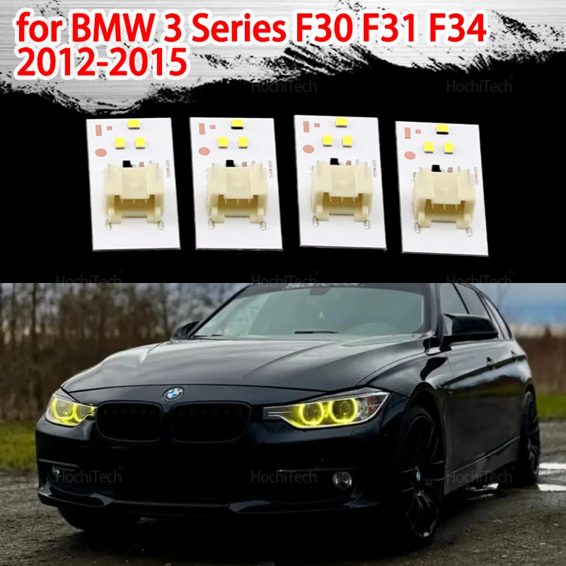 Yellow Led Insert Diode Board Angel Eyes Board for BMW 3 Series F30 F31 F34 Pre-facelift Xenon Headlight 2013-2015 63117398766