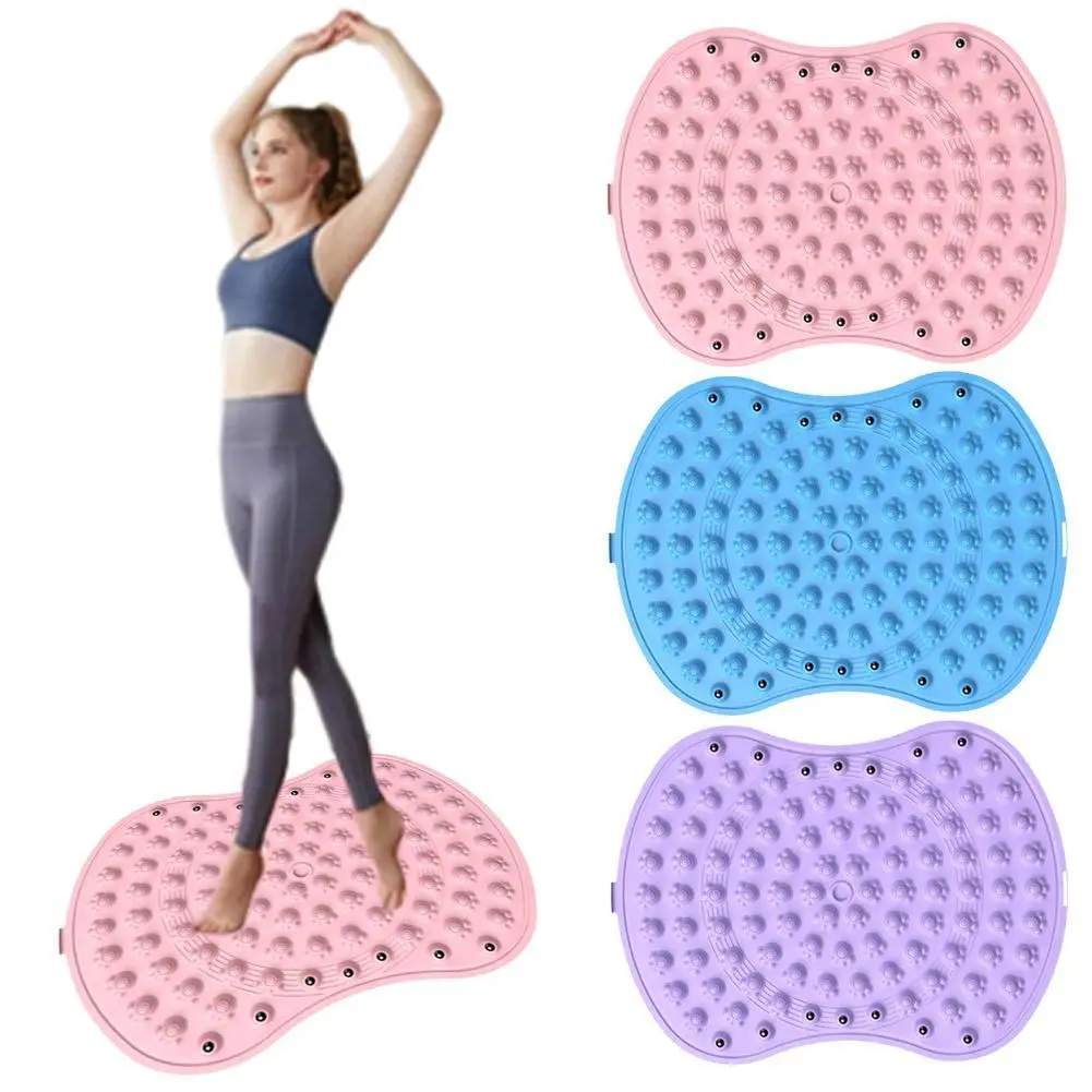  Magnetic Therapy Foot Massage Mat Creative Anti-Slip Finger-pressing Board Relaxation Walk Stone Fitness Foot Pad Office