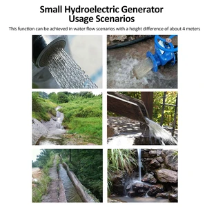 مولد كهرومائي صغير مولد توربينات مائية فرش DC AC مضخة هيدروليكية مولد عالية الطاقة 18 فولت 2 أمبير 36 واط أفضل 12 مولدا لطاقة الدراجات - رقم 9