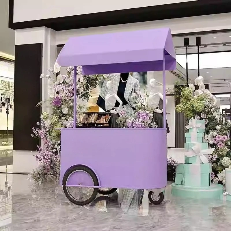 Stall display stand Mobile Internet celebrity trolley Commercial store promotional float