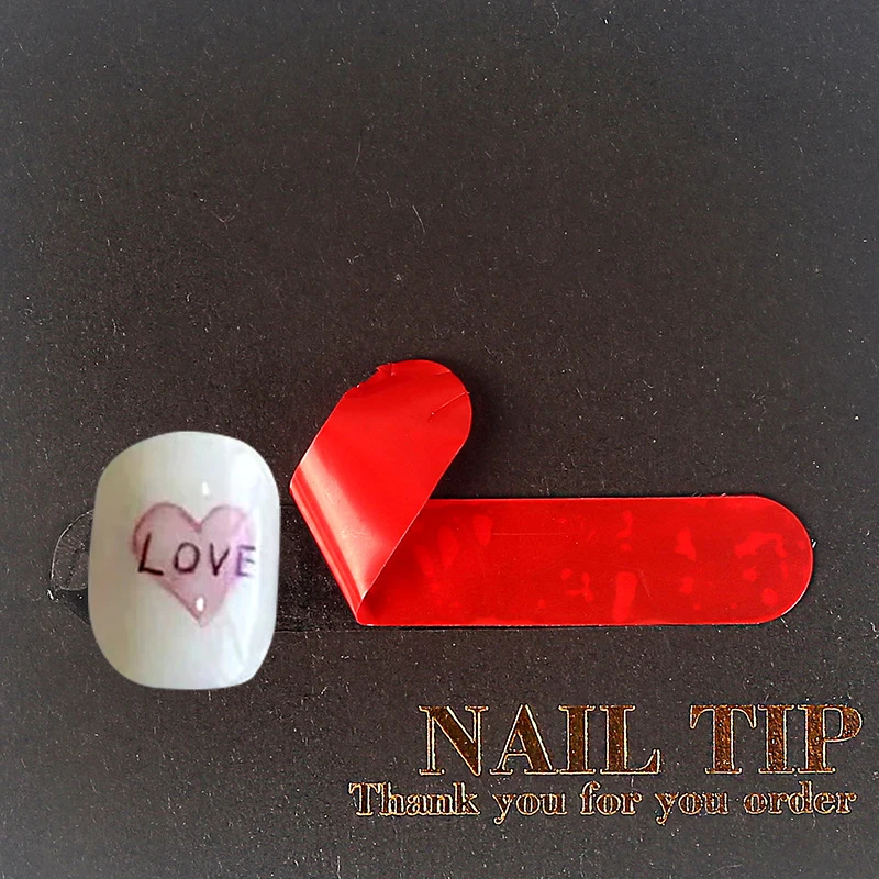 เทปกาวสองหน้าสำหรับตกแต่งเล็บ 3 แผ่น/1 ม้วน เทปใสสำหรับติดเล็บ สำหรับตกแต่งเล็บ สติ๊กเกอร์เสริมความงาม