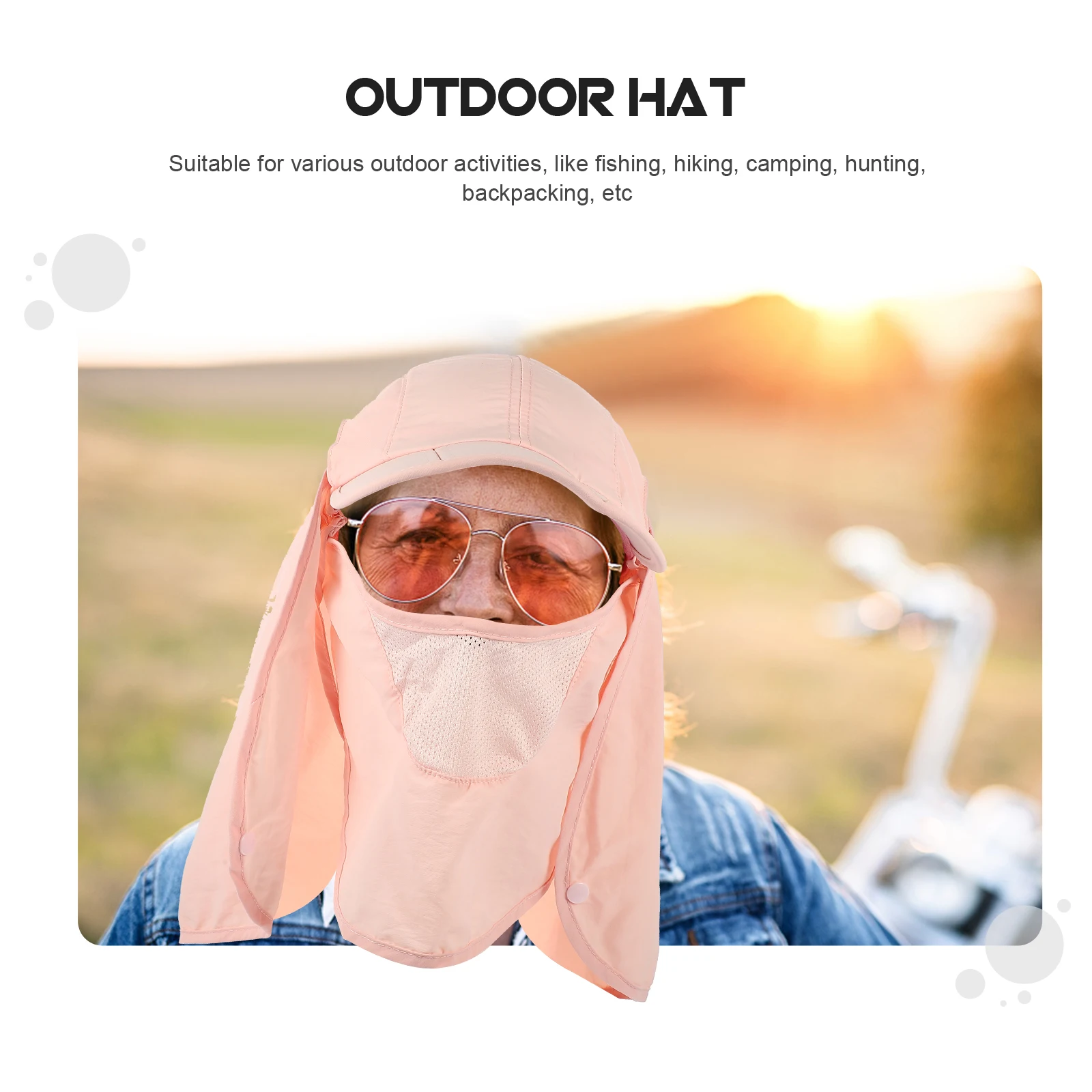 

Outdoor Quick-Dry Sun Protection Neck Shade Sun Hat Breathable Lightweight Hiking Camping Fishing Hat Outdoor Supply