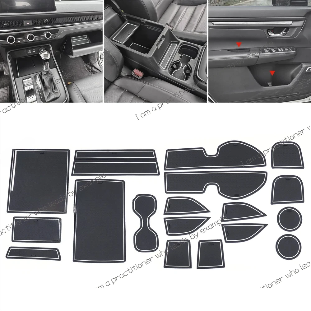 

Interior Mouldings For Honda CRV2023 2024 2025 Interior PVC cups Mats Cover Auto accessories