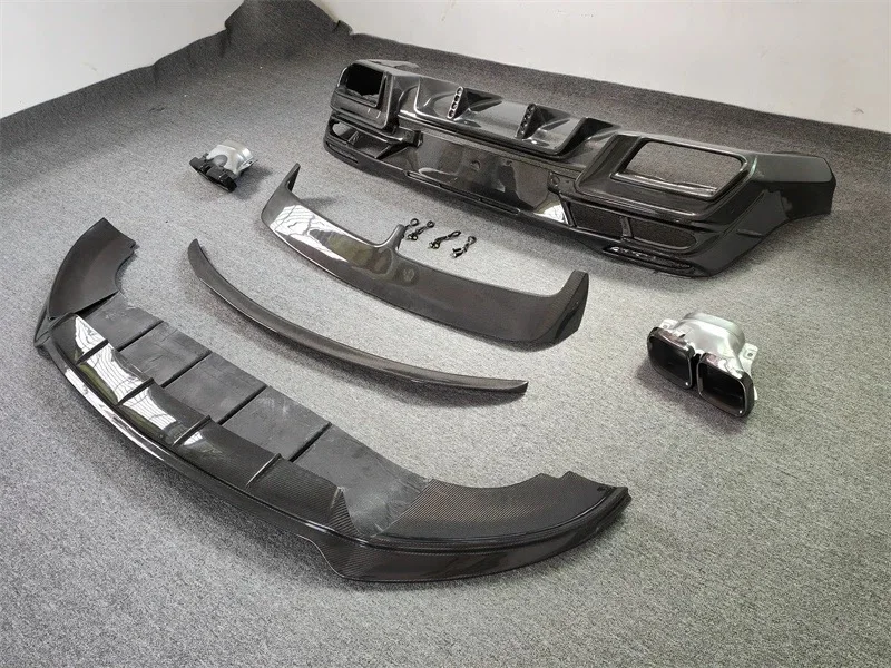 Carbon Fiber Body Kit for Mercedes-Benz Gle Class Coupe C167 Front Rear Lip Diffuser Spoiler Hood Auto Parts