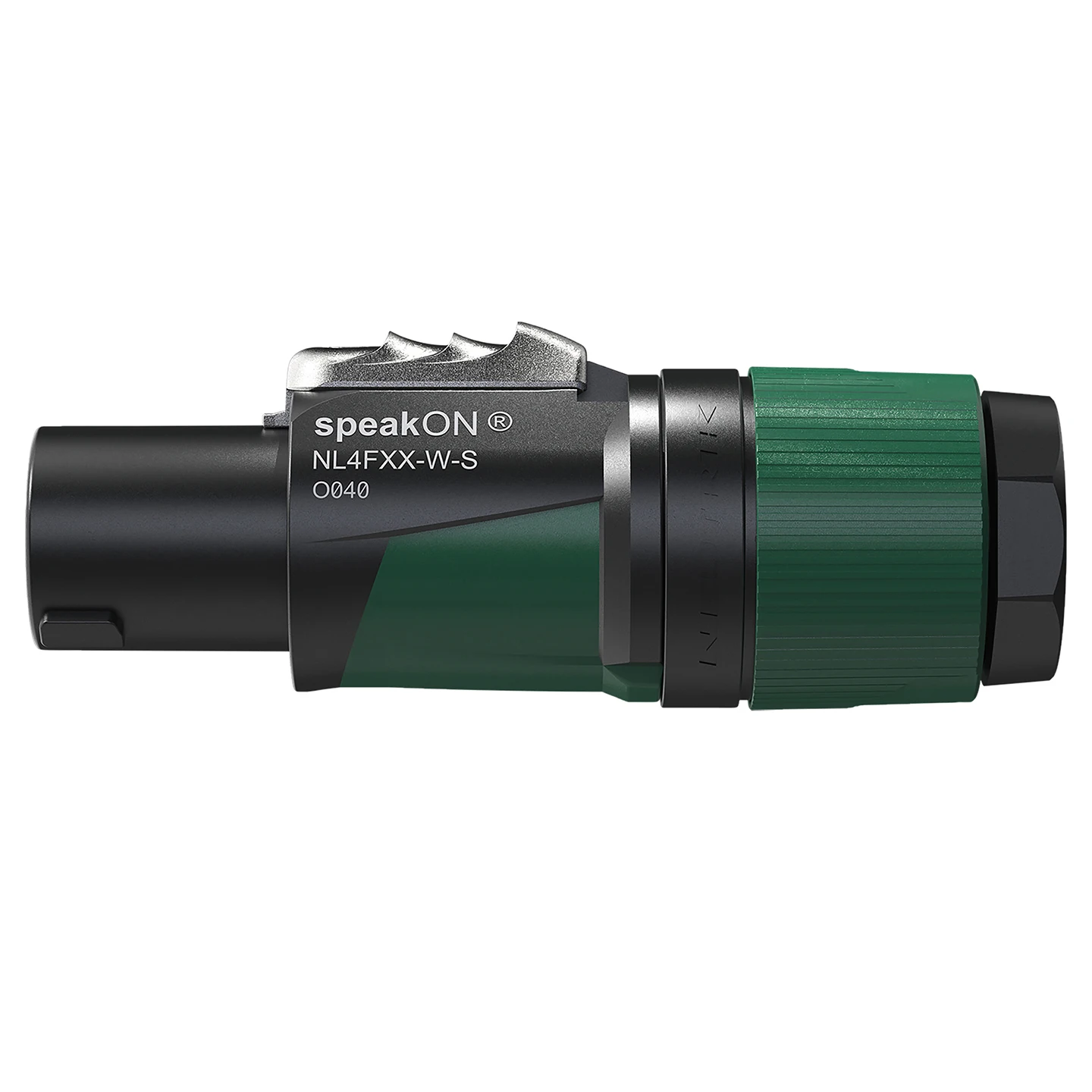 ▲ Schweiz Original Neutrik NL4FXX-W-S 4-poliger SpeakON-Kabelstecker, Spannfutttyp-Zugentlastung für Kabeldurchmesser von 6 bis 12 mm