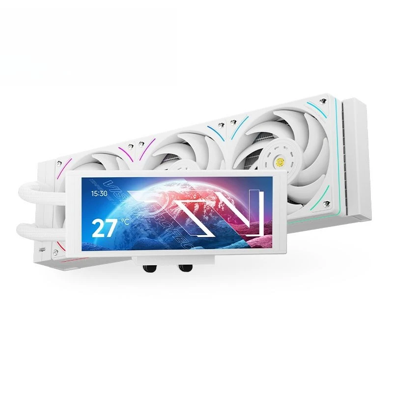 VISION 360 white ARGB vertical and horizontal horizon LCD row TV360 water-cooled radiator