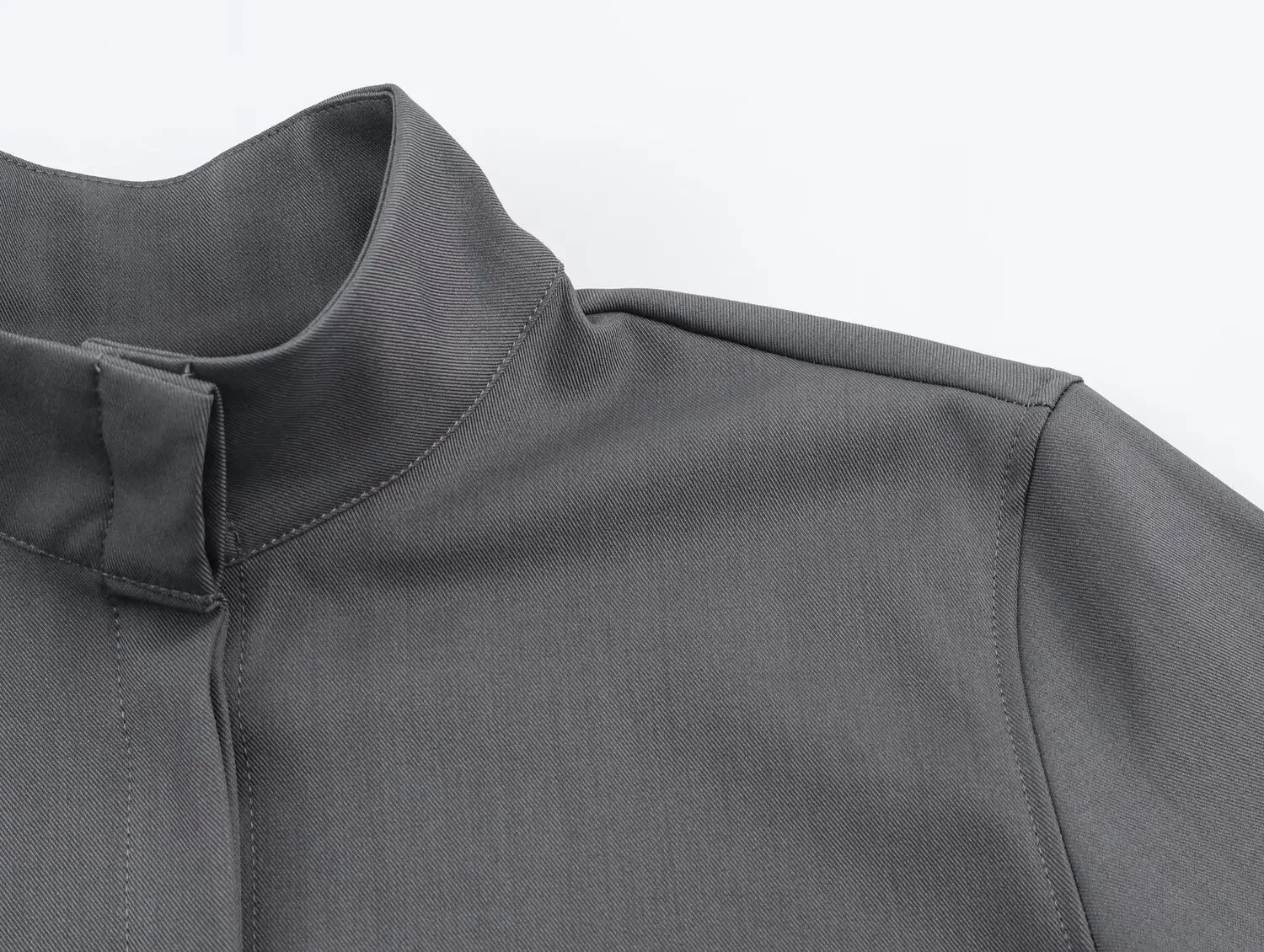 قميص نسائي بأكمام طويلة وصل حديثًا لعام 2025 قميص نسائي عصري بياقة واقفة