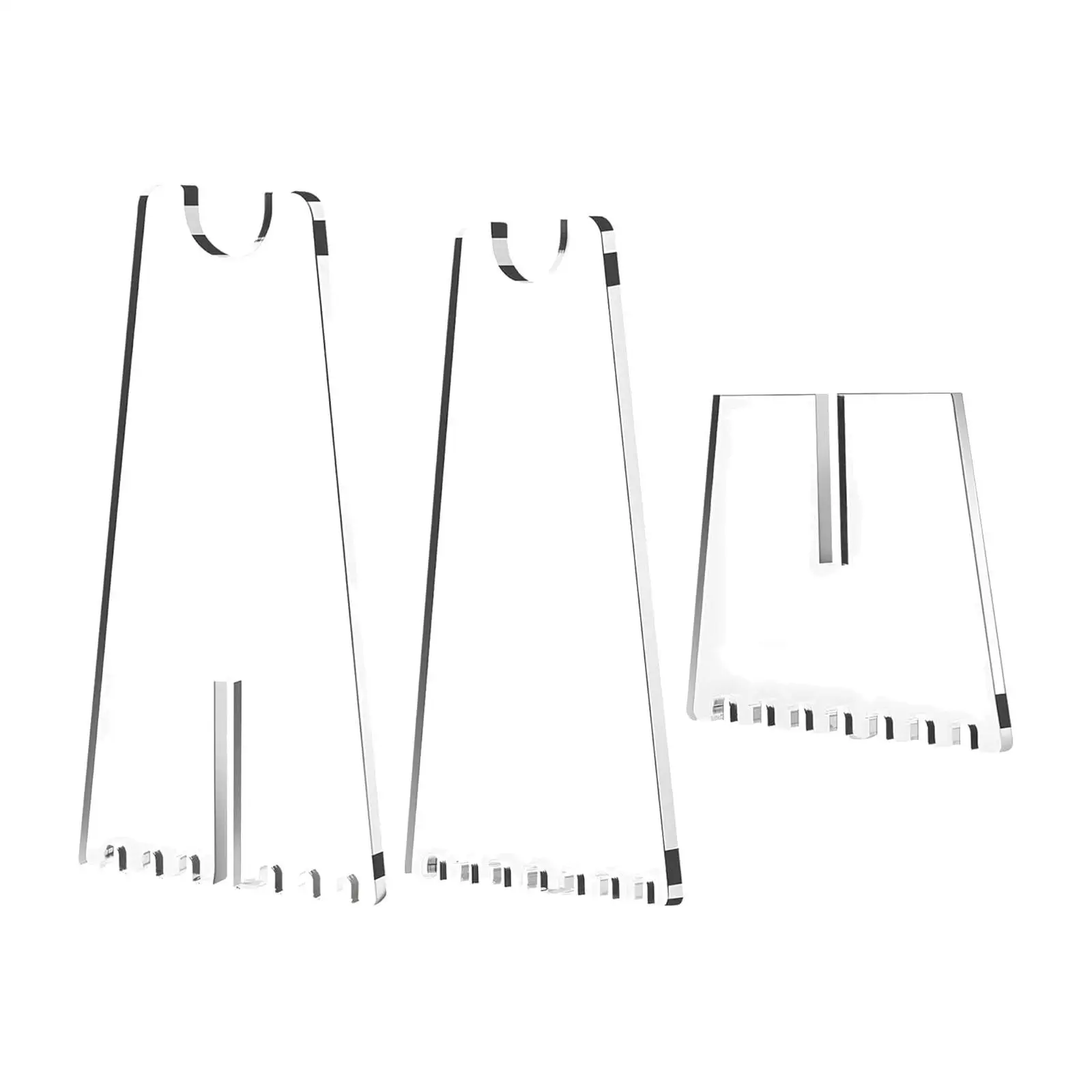 Transparent Acrylic Bicycle Foot Bracket Portable Side Stand Non Install Rack for Outdoor Cycling Photos