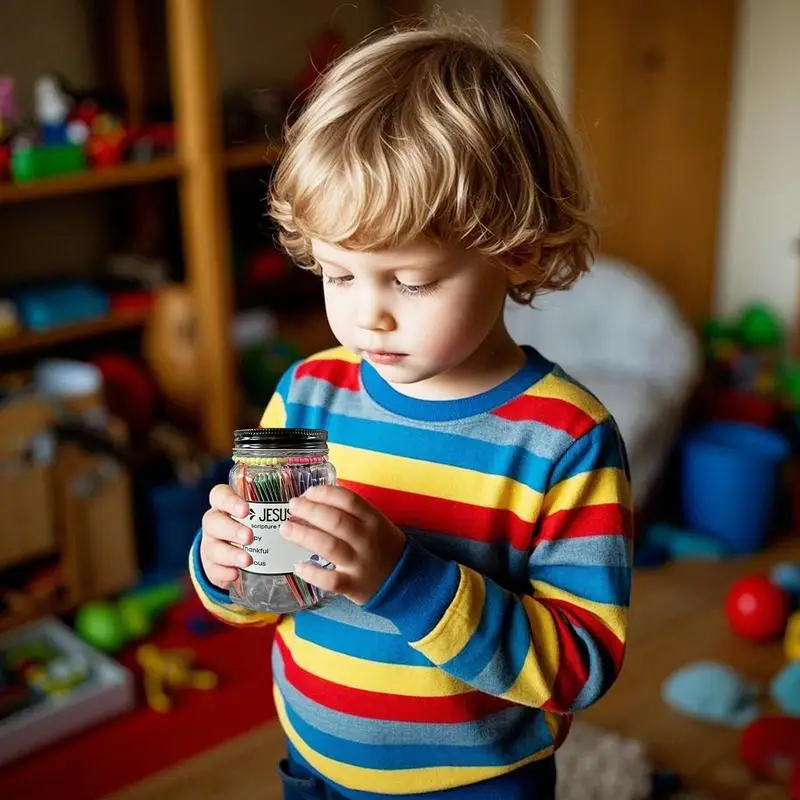성경 카드 기도 항아리 성경 구절 장식 기독교 성경 항아리 거실 침실 연구 장식 영감