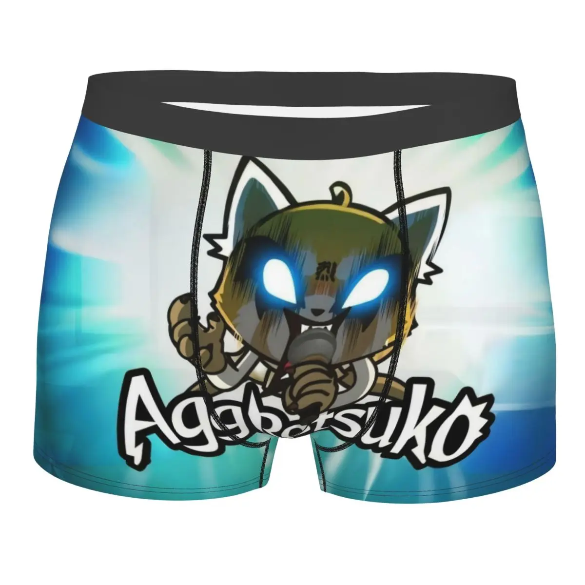 

Custom Japan Cartoon Aggretsuko Anime Boxers Shorts Men Briefs Underwear Novelty Underpants