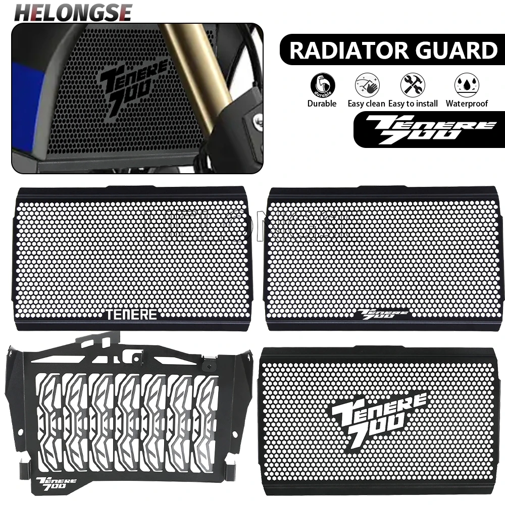 

For Yamaha Tenere 700 Rally 2019-2023 2024 2025 Tenere700 T7 Rally Motorcycle Accessories Radiator Guard Grille Cover Protector