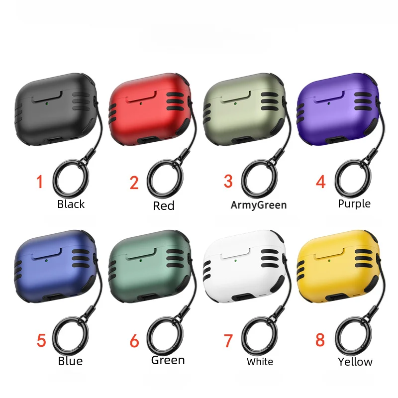 AirPods 4 Case With cleaning pen for AirPods Pro 2 3 Generation Case Full Protective Air Pod 2nd 1st Protect cover with Keychain