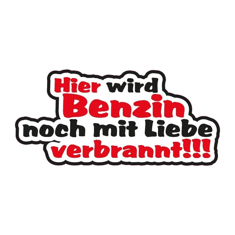 

Here Petrol Is Still Burned With Love Sticker Car Decal-