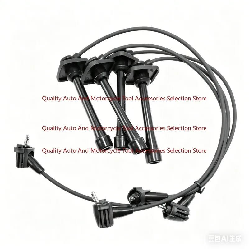 Conjunto de Cabos de Vela de Ignição para Toyota Corolla Starlet Tercel Paseo AE101 4EFE 5EFE - Peça de Reposição #   90919-22325 90919-22373