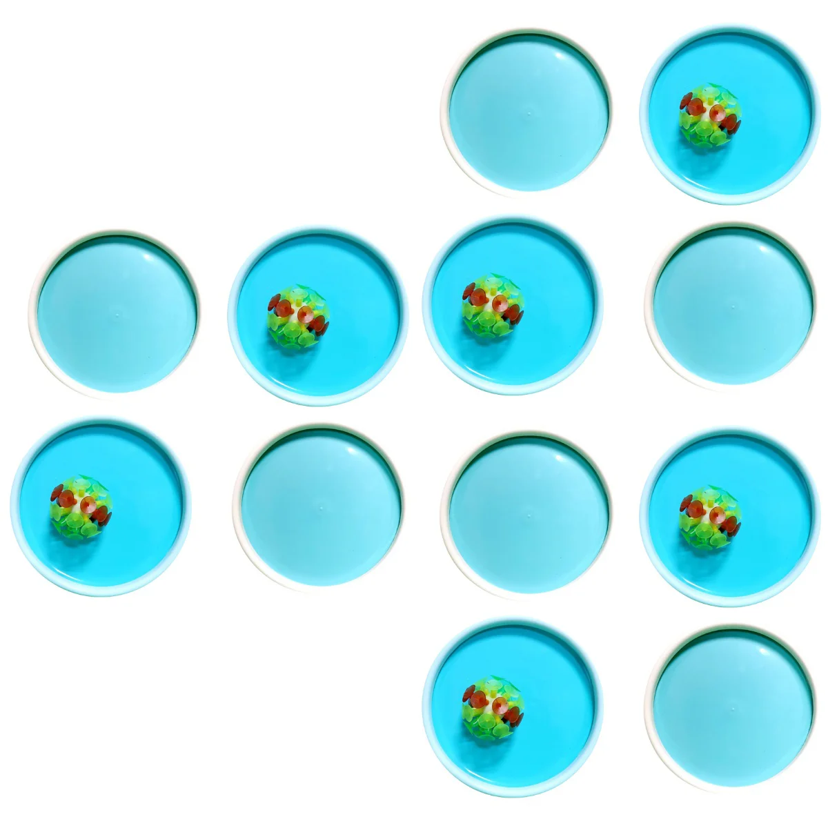 

3pcs Toy Sticky Cricket Sucker Ball Throw and Catch Interactive Toy Stick Ball for Children Blue