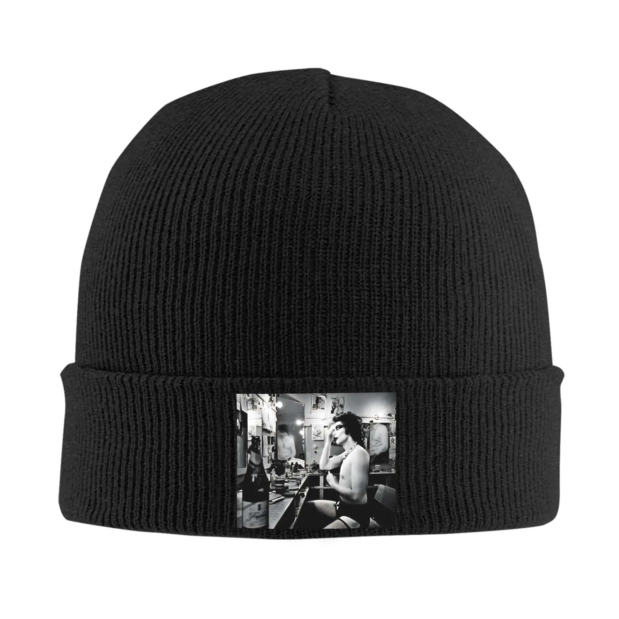 Frank N Furter Knitted Hat Beanie Autumn Winter Hats Warm Unisex  Color The Rocky Horror Picture Show Cap for Men Women Gift