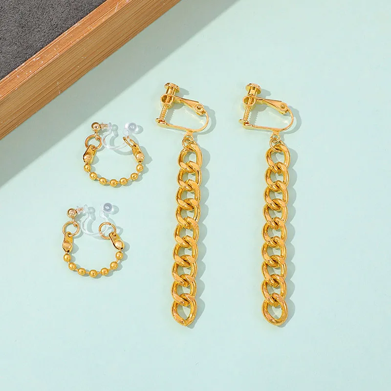 2026 New Demons Cosplay Lumi Golden Earrings Ears Clip Disguise Roleplay Props Halloween Costume Accessories For Women Men Suit