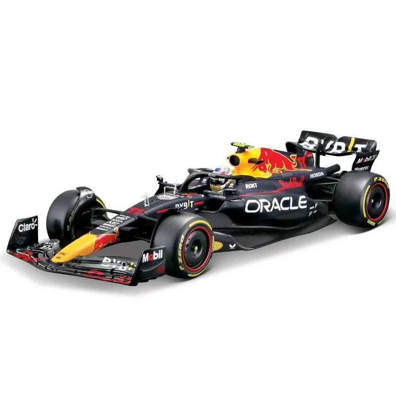 Bburago-フォーミュラカーF1,スケール1:18,rb19,rb19,f1,max verstappen,11 # perez,合金ダイキャスト,クリスマスプレゼント,おもちゃ