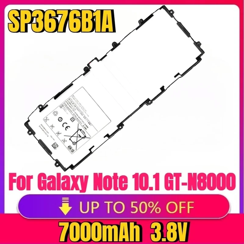 

New Battery SP3676B1A 7000mAh Tablet Battery For Galaxy Note 10.1 GT-N8000 N8005 GT-N8010 N8013 N8020 P7500 GT-P7510 P5100 P5113