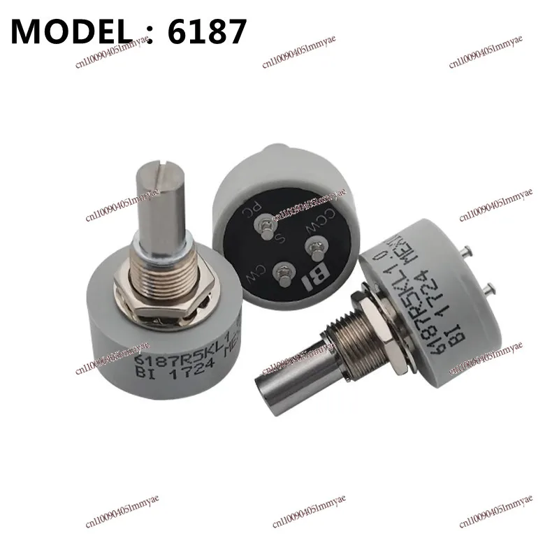 1pcs，Precision Conductive Plastic Potentiometer，BI 6187 R1K R2K R5K R10K R20K，L1.0，360-degree Infinite Rotation