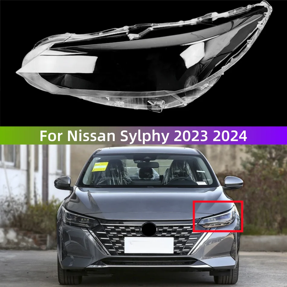 

For Nissan Sylphy 2023 2024 Car Accessories Head Lampe Cover Anti-uv And Anti-Aging