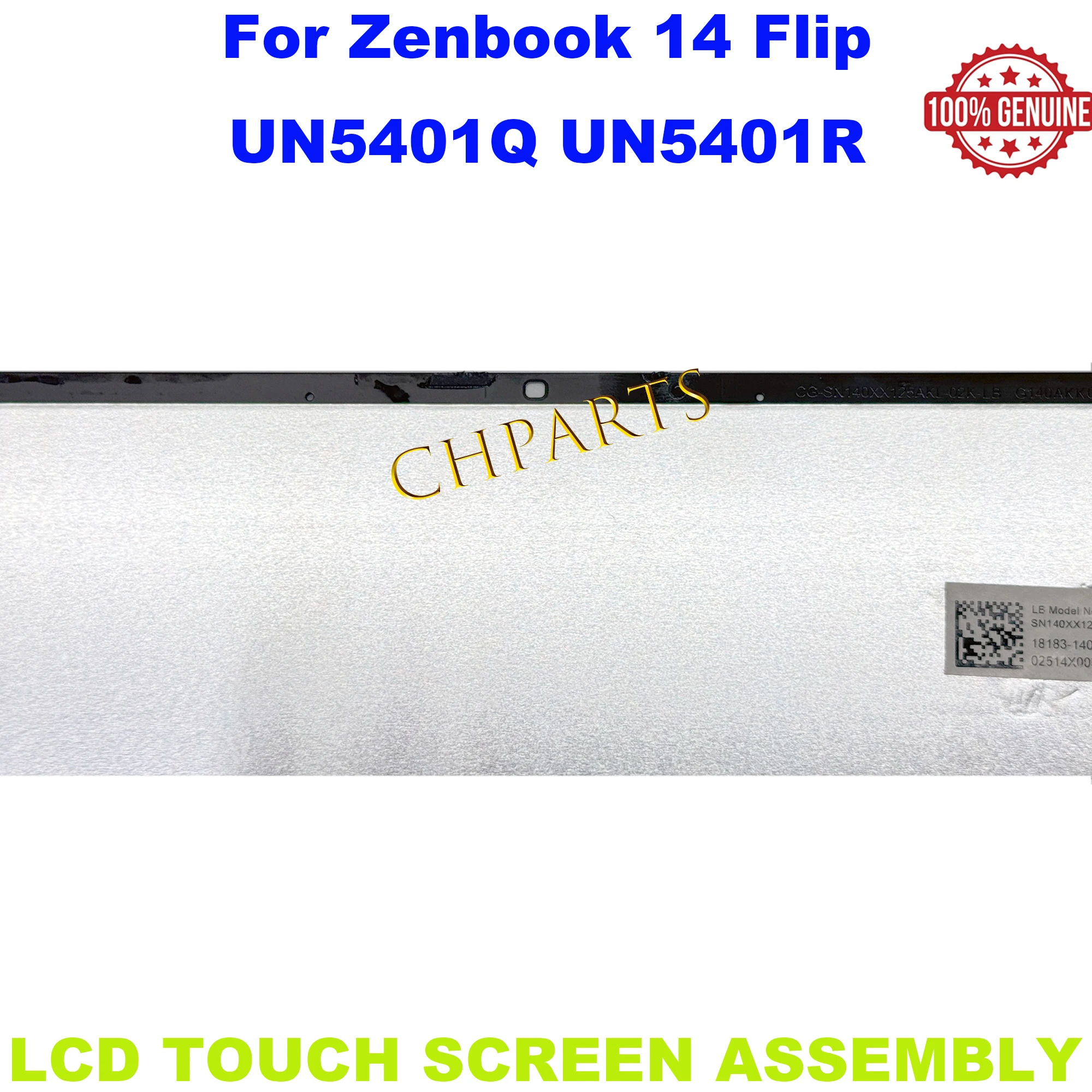 Imagem -06 - para Asus Zenbook Flip 14 Un5401q Un5401r 14 Oled Laptop Substituição Display Touch Scrcen Assembly 14 2.8k 2880x1800