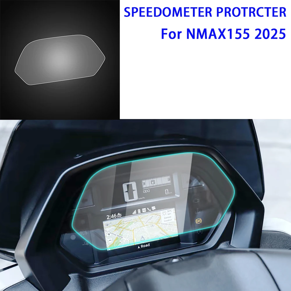 

Для YAMAHA NMAX155 NMAX 155 N MAX 155 2025 мотоциклетный спидометр, пленка для экрана кластера, защита экрана приборной панели