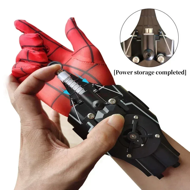 Ml Legends Spiderman Web Shooters Toys Spider Man Wrist Launcher Cosplay Peter Parker Accessories Props Gloves For Children Gift