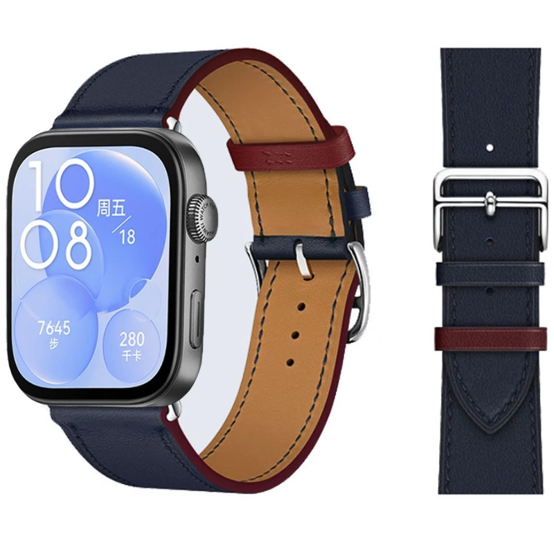 Кожаный ремешок для смарт-часов Huawei Watch Fit 3 Band, спортивный браслет для Huawei Fit 3 Correa, Сменные аксессуары