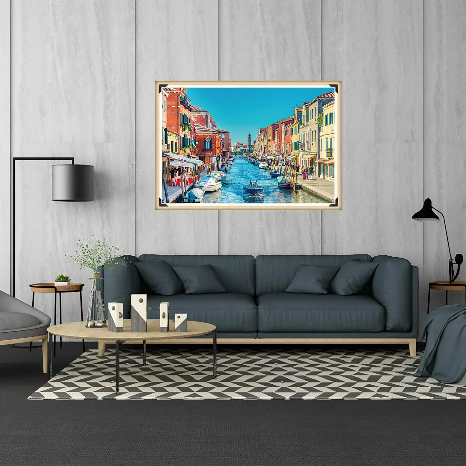 1000 Teile „The Venice Town“-Puzzles für Erwachsene, Heimdekoration, Spiele, Familienspaß, Bodenpuzzles, Lernspielzeug