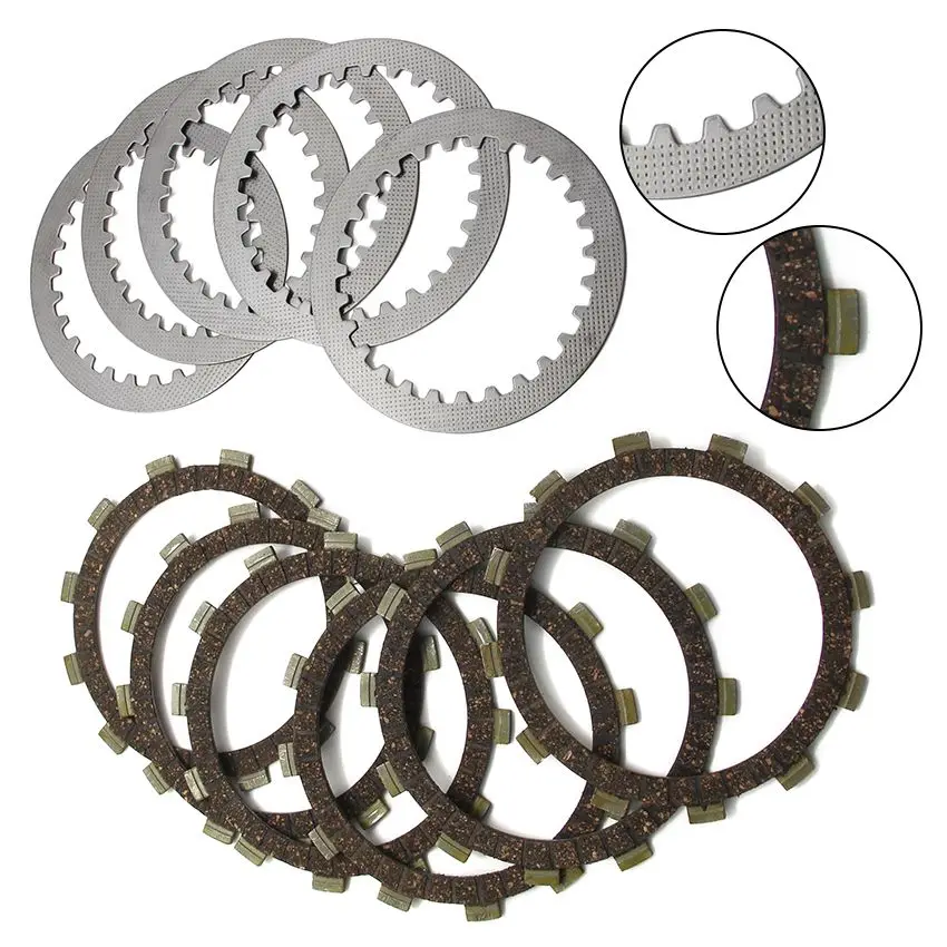 Motorcycle Clutch Friction Plates Disc Set For Yamaha XT250G XT250 XT250H XT250J XT250K XT250KC XT 250 KC Motorcycle Accessories