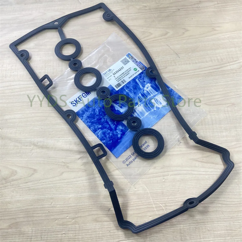^..For Chevrolet Aveo Cruze Pontiac G3 Vauxhall Opel Astra Saturn 1.6 /1.8L Engine Aluminum Valve Cover Seal Gasket Set 55354237