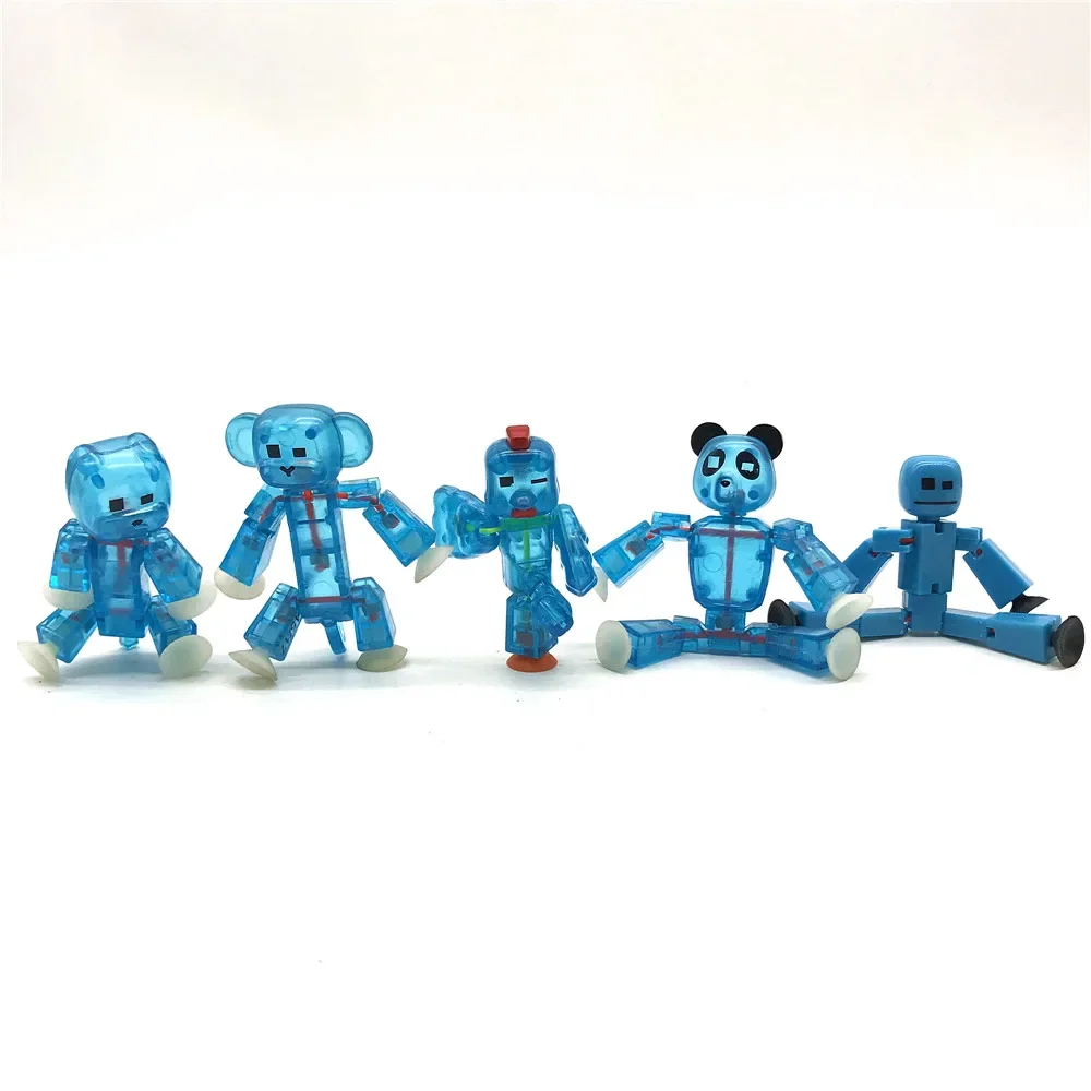 Sucker Robot Game Action Figure Role Play Sticky Robot Doll Toy Kids Gifts Clear Animal Loose Pick Yours No Box