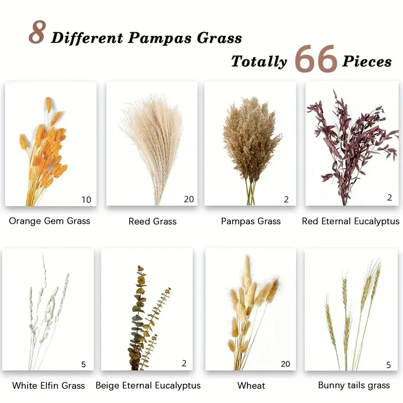 Рисунок 3 - Комбинация украшений из трости pampas