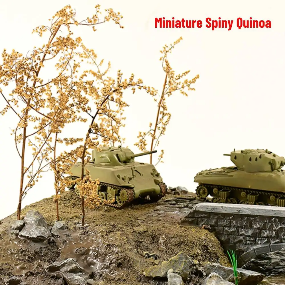 Miniatur Spiny Quinoa Simulation Bäume Pflanzen für Eisenbahn Zug Layout/Militärlandschaft/Wargame/DIY Modellbau/Diorama 1Box