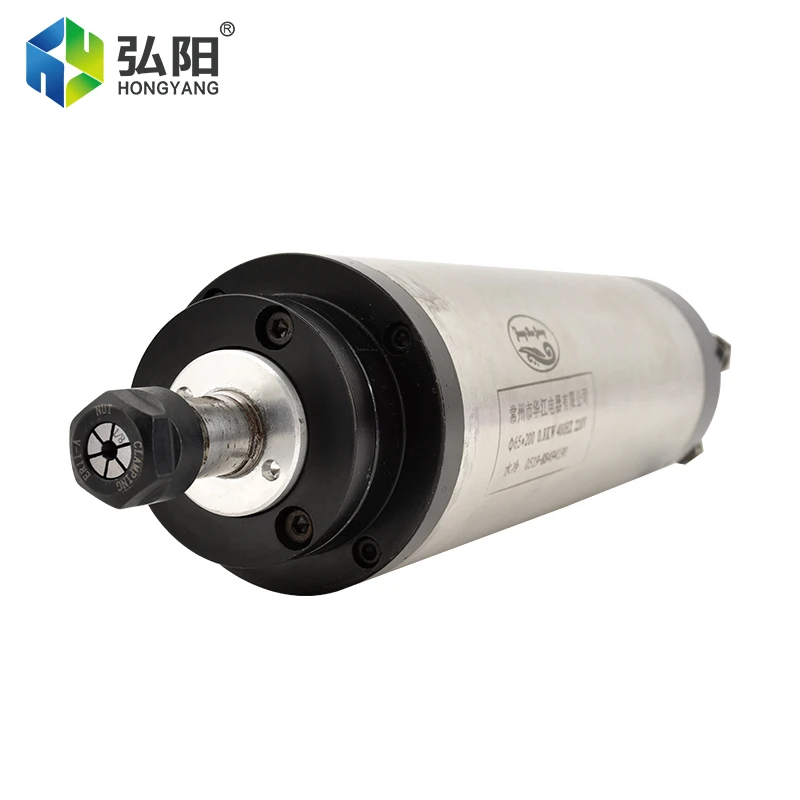 Diy CNC Spindle 800w ER11 Water-Cooled Spindle Motor 220V 380V Woodworking Spindle Φ65x200mm For CNC Router Engraving