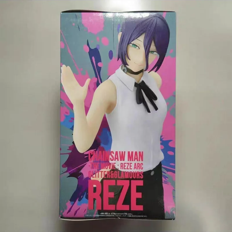 

[Подлинный] Оригинальный Bandai Namco Banpresto Аниме Chainsaw Man The Movie: Reze Arc Glitter & Glamours Reze В наличии Фигурка Модель игрушки